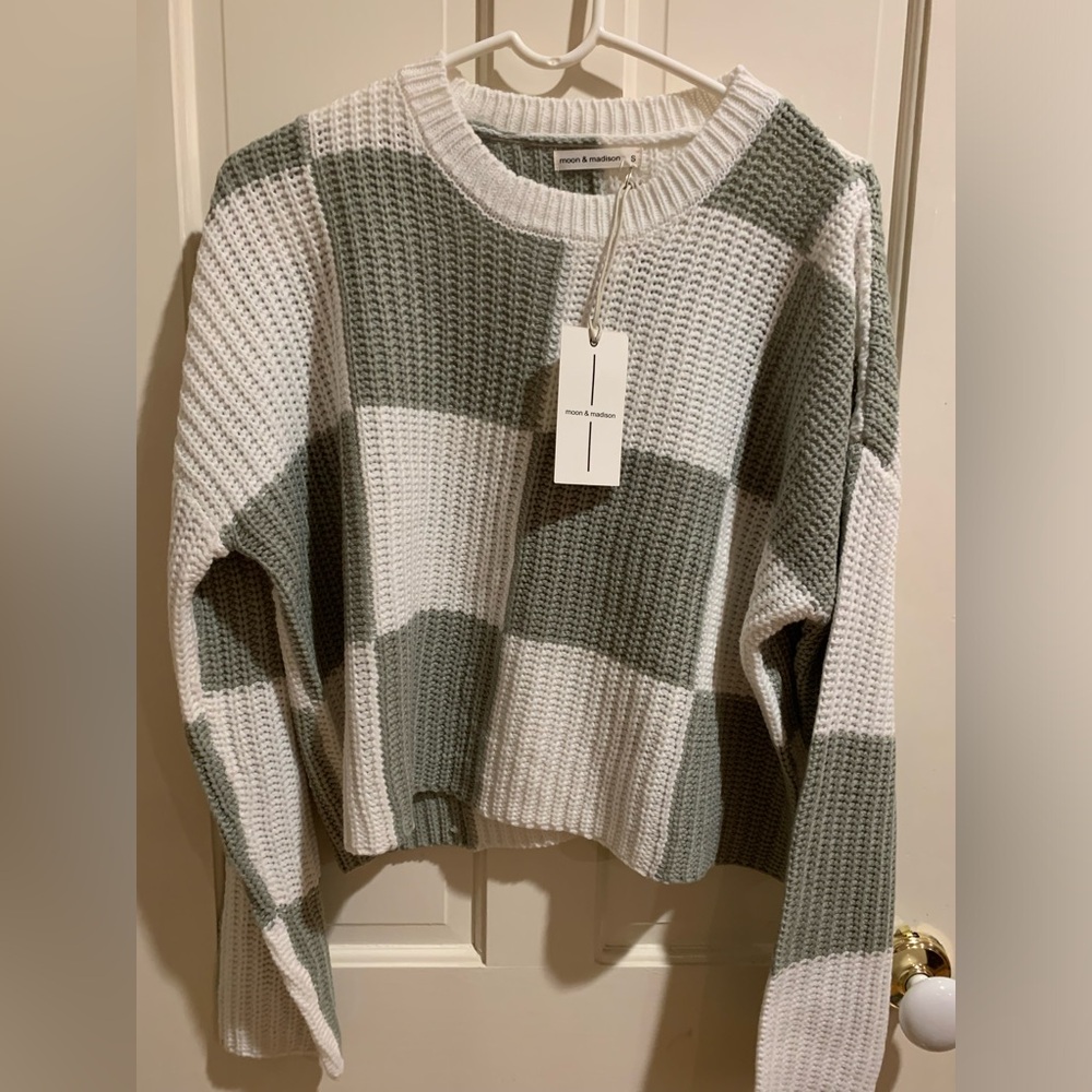 Checkered sweater